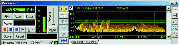 MS-8108 Spectrum Display