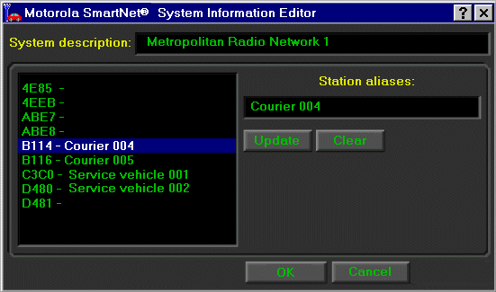 SmartNet System Information Editor